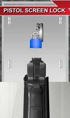 Play pistol shooting screen lock