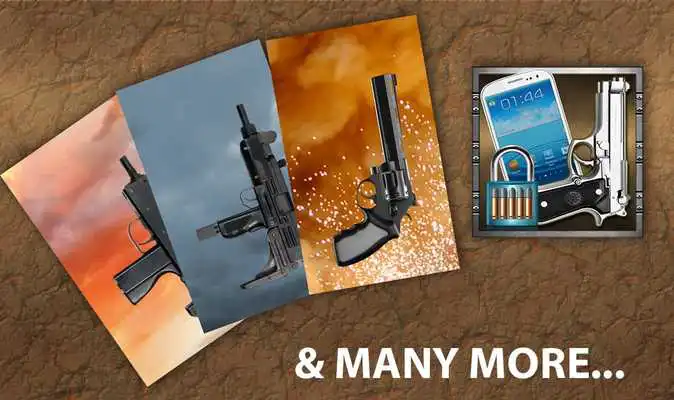 Play pistol shooting screen lock