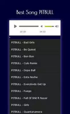 Play pitbull - mp3
