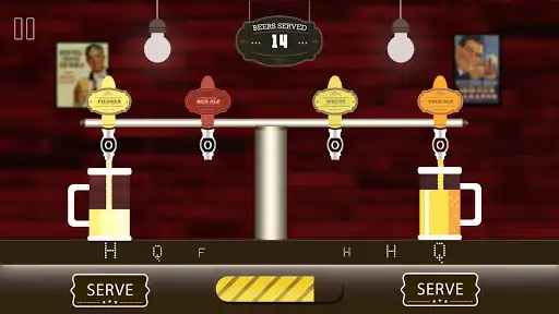 Play Pitchers - Endless Bar tending as an online game Pitchers - Endless Bar tending with UptoPlay