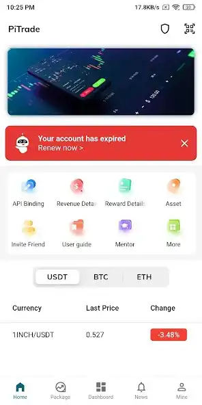 Play PiTrade as an online game PiTrade with UptoPlay