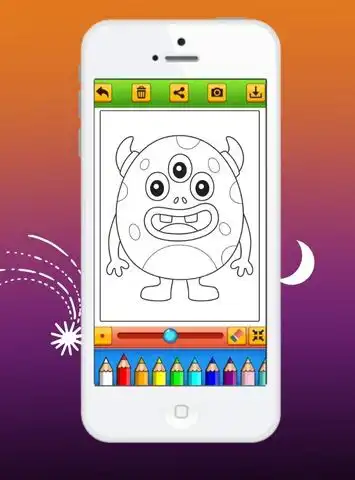 Play Pixeame Monster Coloring Book as an online game Pixeame Monster Coloring Book with UptoPlay