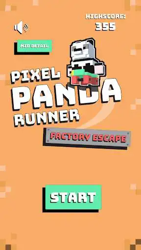 Play Pixel 3D Panda Runner - Factory Escape  and enjoy Pixel 3D Panda Runner - Factory Escape with UptoPlay