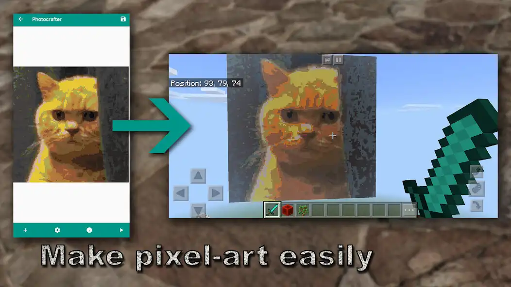 Play Pixelart builder for Minecraft  and enjoy Pixelart builder for Minecraft with UptoPlay