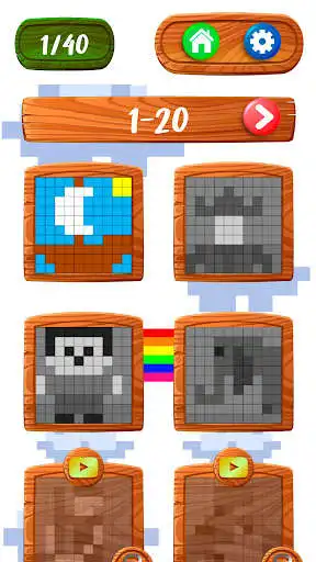 Play Pixel Art Coloring  and enjoy Pixel Art Coloring with UptoPlay