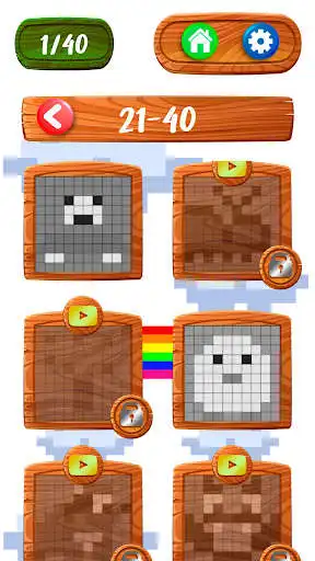 Play Pixel Art Coloring as an online game Pixel Art Coloring with UptoPlay