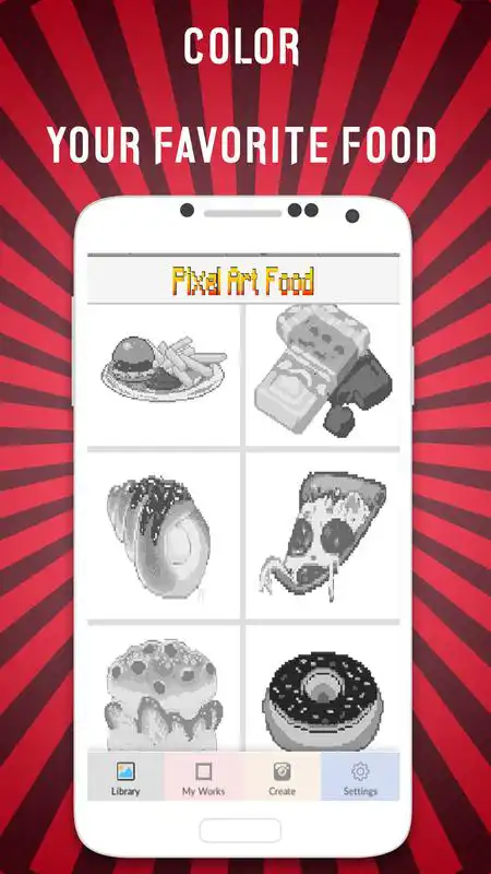 Play Pixel Art Food