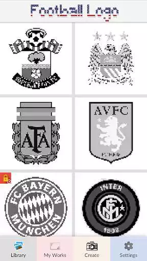 Play Pixel Art - Football Logo  and enjoy Pixel Art - Football Logo with UptoPlay