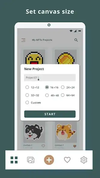 Play Pixel Art Maker - NFT Creator  and enjoy Pixel Art Maker - NFT Creator with UptoPlay