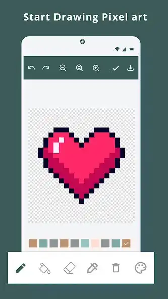 Play Pixel Art Maker - NFT Creator as an online game Pixel Art Maker - NFT Creator with UptoPlay