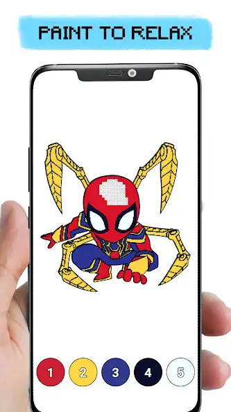 Play Pixel Art Number : Superheroes as an online game Pixel Art Number : Superheroes with UptoPlay
