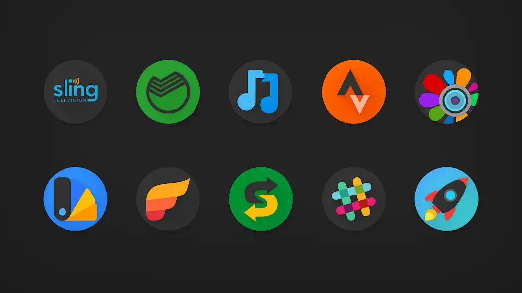 Play Pixelation - Dark Icon Pack  and enjoy Pixelation - Dark Icon Pack with UptoPlay