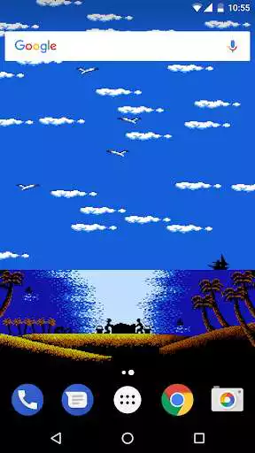 Play Pixel Beach Live Wallpaper  and enjoy Pixel Beach Live Wallpaper with UptoPlay