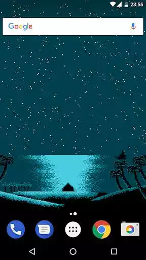 Play Pixel Beach Live Wallpaper as an online game Pixel Beach Live Wallpaper with UptoPlay