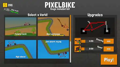 Play Pixelbike  and enjoy Pixelbike with UptoPlay