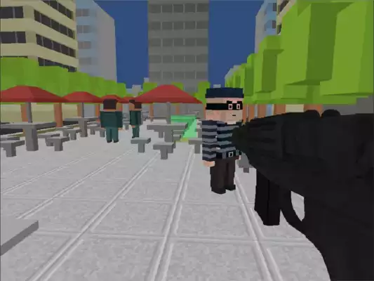 Play Pixel Block Gun 3d