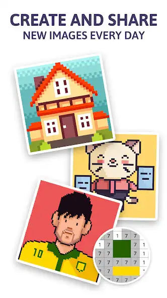 Play PixelBook: pixel art, draw and color by number as an online game PixelBook: pixel art, draw and color by number with UptoPlay