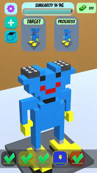 Play Pixel Builder 3D as an online game Pixel Builder 3D with UptoPlay