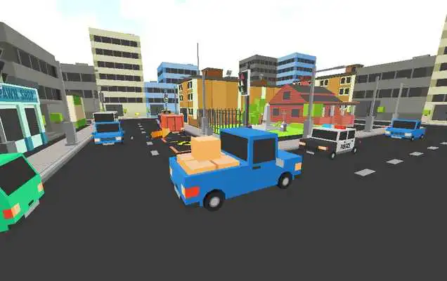 Play Pixel Cargo Car Speed Parking