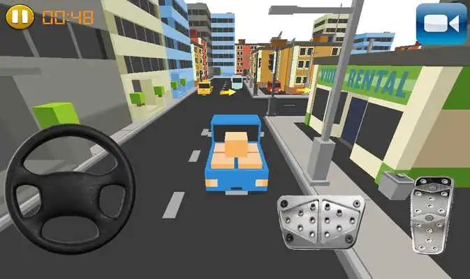 Play Pixel Cargo Car Speed Parking