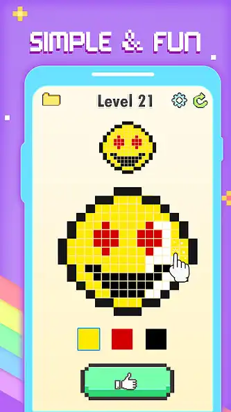 Play Pixel City! - Paint them all as an online game Pixel City! - Paint them all with UptoPlay