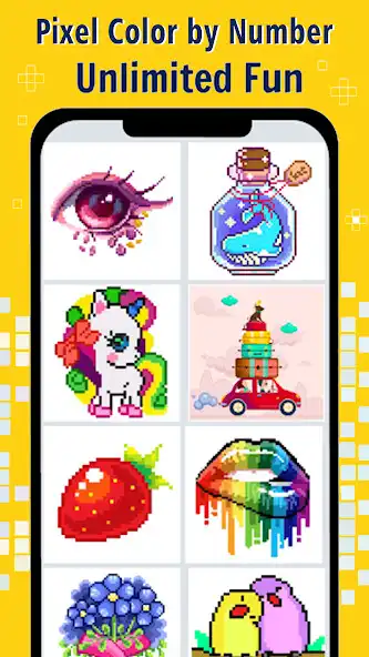 Play Pixel Color by Number App as an online game Pixel Color by Number App with UptoPlay
