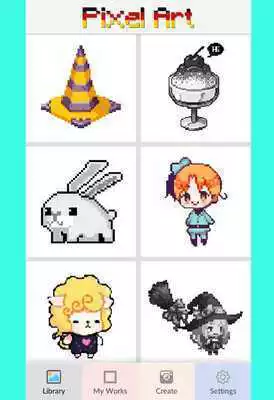 Play Pixel Color by Number - pixel Art