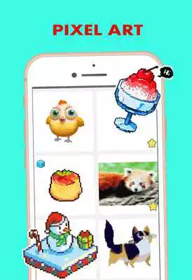 Play Pixel Color by Number - pixel Art