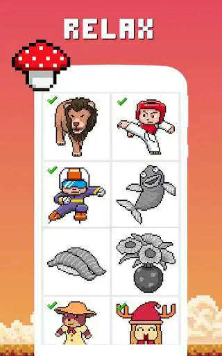 Play APK Pixel coloring art - Color by Number voxel sandbox  and enjoy Pixel coloring art - Color by Number voxel sandbox using 