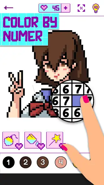 Play Pixel Coloring Book by number  and enjoy Pixel Coloring Book by number with UptoPlay