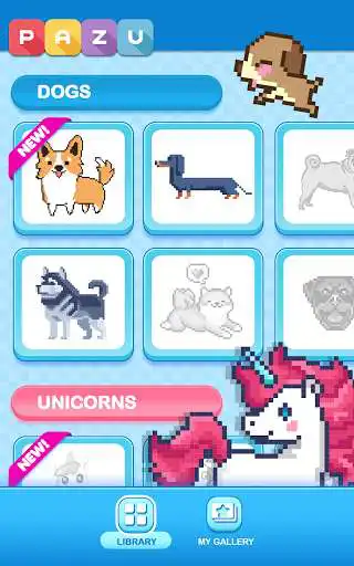 Play Pixel Coloring for kids - Color by number as an online game Pixel Coloring for kids - Color by number with UptoPlay