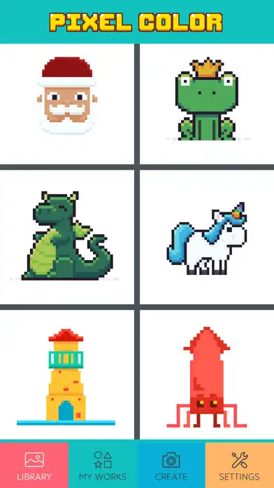 Play Pixel Color: Paint by Number  and enjoy Pixel Color: Paint by Number with UptoPlay