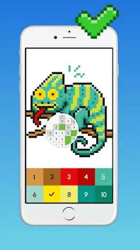 Pixel Colors - Art Coloring Book : Color by Number online game with ...