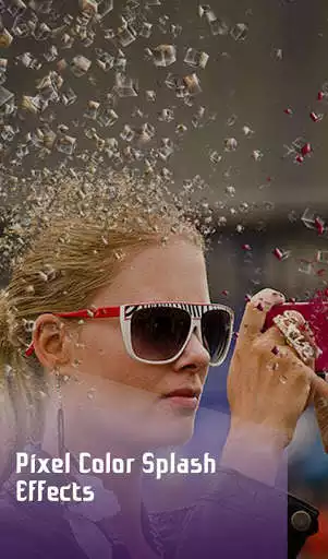 Play Pixel Color Splash Effects