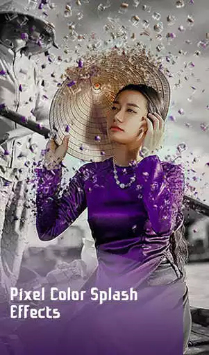 Play Pixel Color Splash Effects
