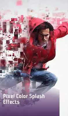 Play Pixel Color Splash Effects