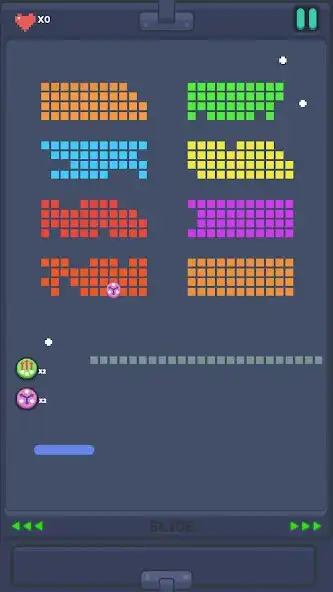 Play Pixel Crusher - Brick Breaker as an online game Pixel Crusher - Brick Breaker with UptoPlay