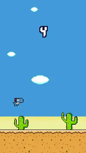 Play Pixel Dino Run as an online game Pixel Dino Run with UptoPlay