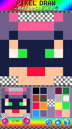 Play pixel draw heroes  and enjoy pixel draw heroes with UptoPlay