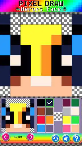 Play pixel draw heroes as an online game pixel draw heroes with UptoPlay