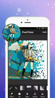 Play Pixel effect: Pixel photo