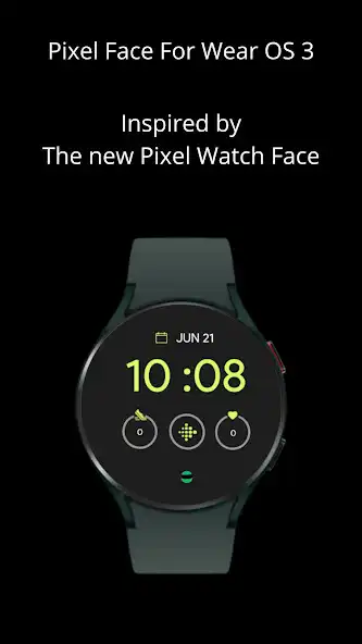 Play Pixel Face - Wear OS 3  and enjoy Pixel Face - Wear OS 3 with UptoPlay