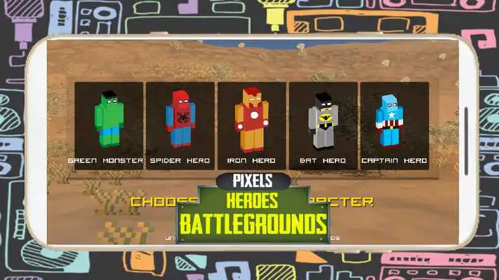 Play Pixel Heroes Royale  Battleground Gun 3D
