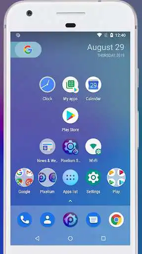 Play Pixelium Nougat Launcher 7 - FREE & NO ADS  and enjoy Pixelium Nougat Launcher 7 - FREE & NO ADS with UptoPlay
