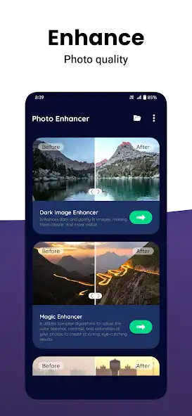 Play PixelMagic: AI Photo Enhancer as an online game PixelMagic: AI Photo Enhancer with UptoPlay