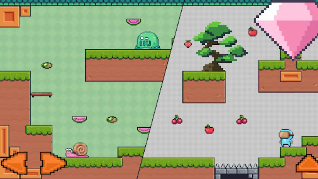 Play Pixel Magic Run Adventure Game as an online game Pixel Magic Run Adventure Game with UptoPlay