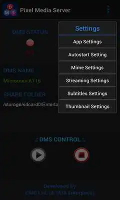 Play Pixel Media Server - DMS