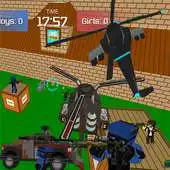 Free play online Pixel military vehicle battle APK