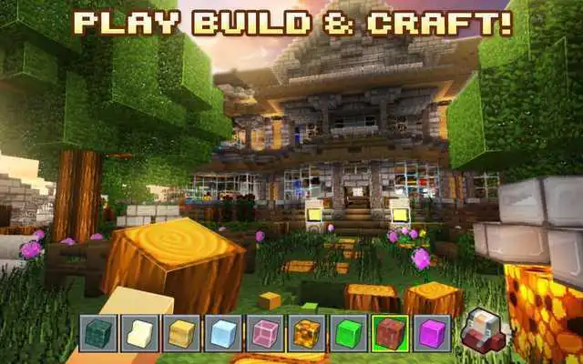 Play Pixel miner world design: block craft  building