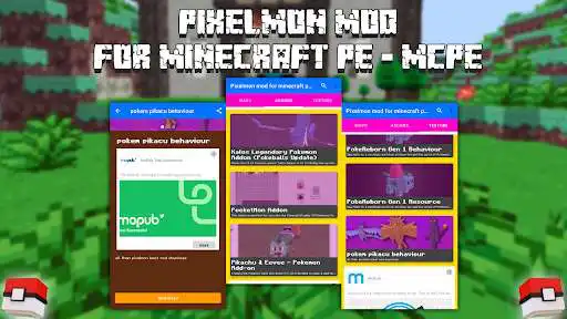 Play Pixelmon mod for minecraft pe - MCPE  and enjoy Pixelmon mod for minecraft pe - MCPE with UptoPlay